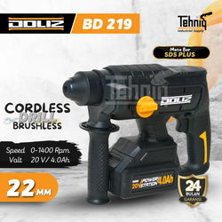 Mesin Bor Beton Bobok DOLIZ BD219 / 720 Cordless Hammer Drill