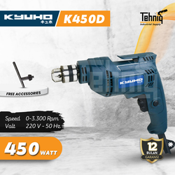 Mesin Bor KYUHO Electric Drill K450D