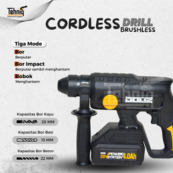Mesin Bor Beton Bobok DOLIZ BD219 / 720 Cordless Hammer Drill