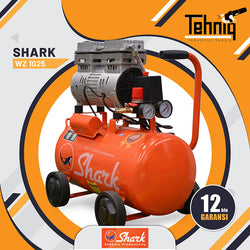 Kompresor Tanpa Oli SHARK 1 HP WZ-1025 Oil Less Compressor