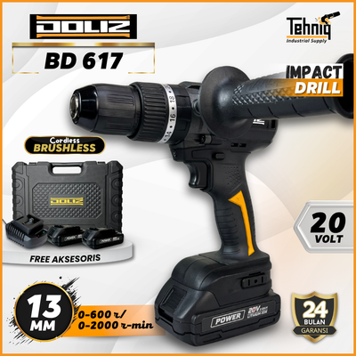 Mesin Bor Beton Cordless Impact Drill DOLIZ BD617