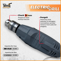 Mesin Bor Listrik DOLIZ BA632 Electric Drill