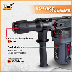 Mesin Bor Beton Rotary Hammer DOLIZ BA228 ( 2 Mode )