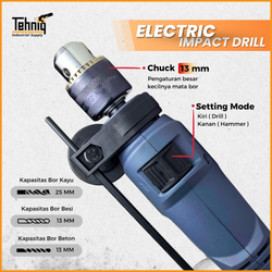 Mesin Bor Beton DOLIZ Impact Drill BA670