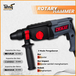Mesin Bor Bobok DOLIZ BA280 Rotary Hammer 3 Mode