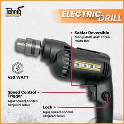 Mesin Bor Listrik DOLIZ BA652 Electric Drill