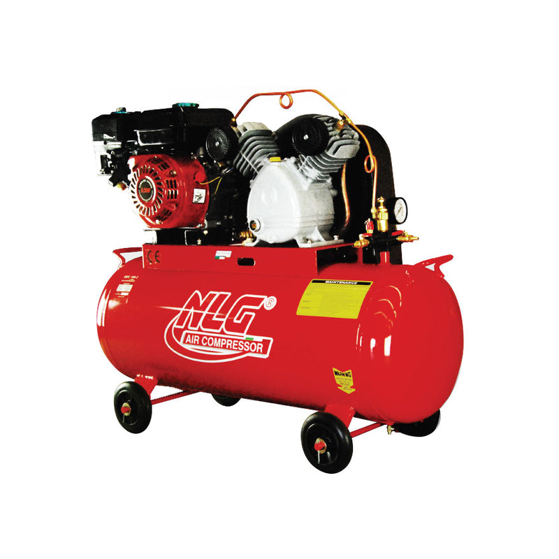 Kompresor Angin NLG GEC 100-2 Belt Air Compressor ( + Mesin ) - tehniqdotcom
