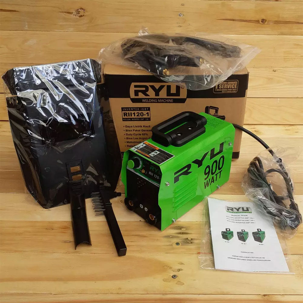 Mesin Las Listrik RYU Inverter Welding RII 120-2 450 Watt - tehniqdotcom