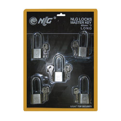 NLG Masterkey Padlock Long 50 Mm X 5