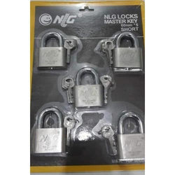 NLG Masterkey Padlock Long 60 Mm X 5