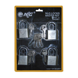 NLG Masterkey Padlock Short 50 Mm X 5