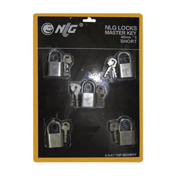 NLG Masterkey Padlock Short 60 Mm X 5